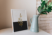 Silver Foil Floral Clipart Set, an Illustration by Brandi Lea Designs (Thumbnail 7 of 7)
