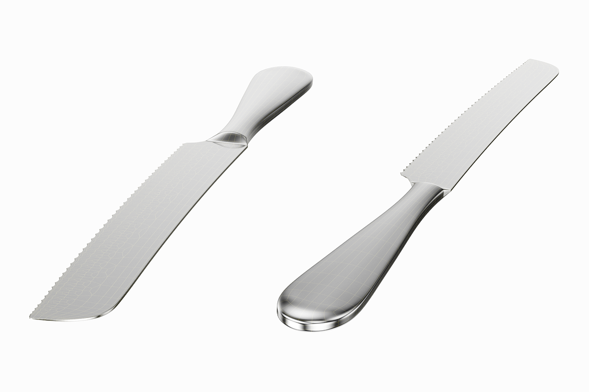 Cake Pie Knife Common Cutlery, an Object 3D Model by VK Studio (Photo 5 of 6)