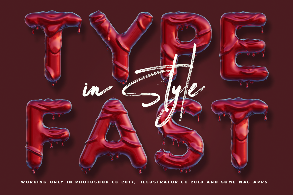 Liquido - 3D Color SVG Font, a Font by Deeezy (Photo 3 of 5)