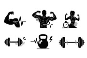 Ultimate Fitness Gym Vector Bundle, an Illustration by Creativeshirt (Thumbnail 25 of 51)