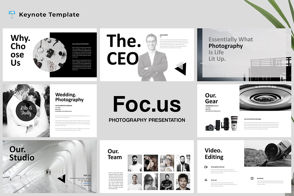 Focus - Keynote Template, a Presentation Template by Incools Stokie (Photo 5 of 10)