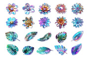 Cosmic Flowers, a Pattern Graphic by Tiger and Flower (Thumbnail 3 of 18)