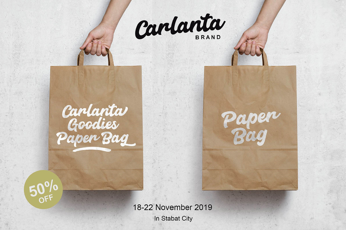 Carlanta Bold Script preview 3