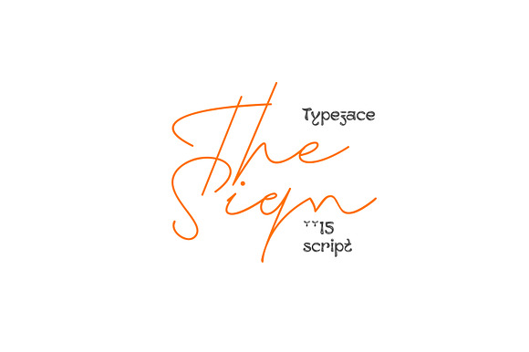 The Sign Typeface preview 8