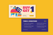 Creative Modern Promo Voucher, a Card Template by Neermana (Thumbnail 3 of 4)