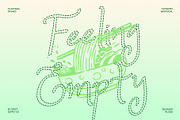 CS Artesia Dashed, a Handwritten Font by Craft Supply Co. (Thumbnail 2 of 8)
