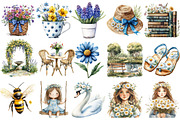Spring Blossom Time Clipart, an Illustration by OK Design (Thumbnail 5 of 6)