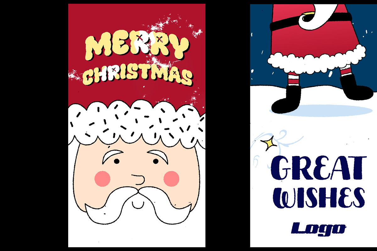 Santa Typography Stories DaVinci, a Templates & Theme by 2dfx (Photo 1 of 2)