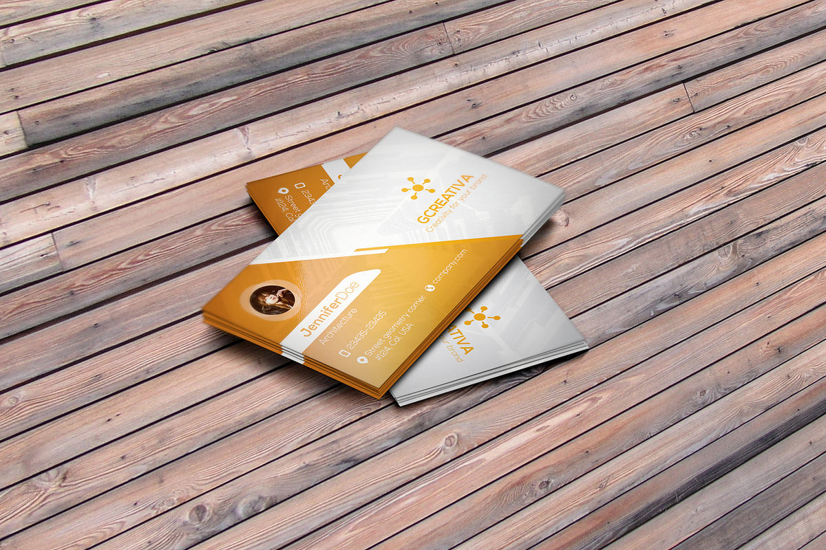 Business Card Minimal, a Business Card Template by DesignsStore (Photo 3 of 3)