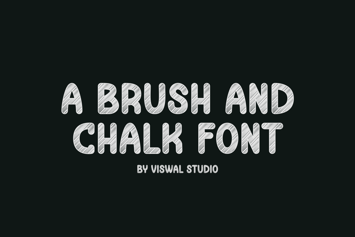 Chalk Shiky - Playful Font, a Handwritten Font by Viswal Studio (Photo 3 of 6)