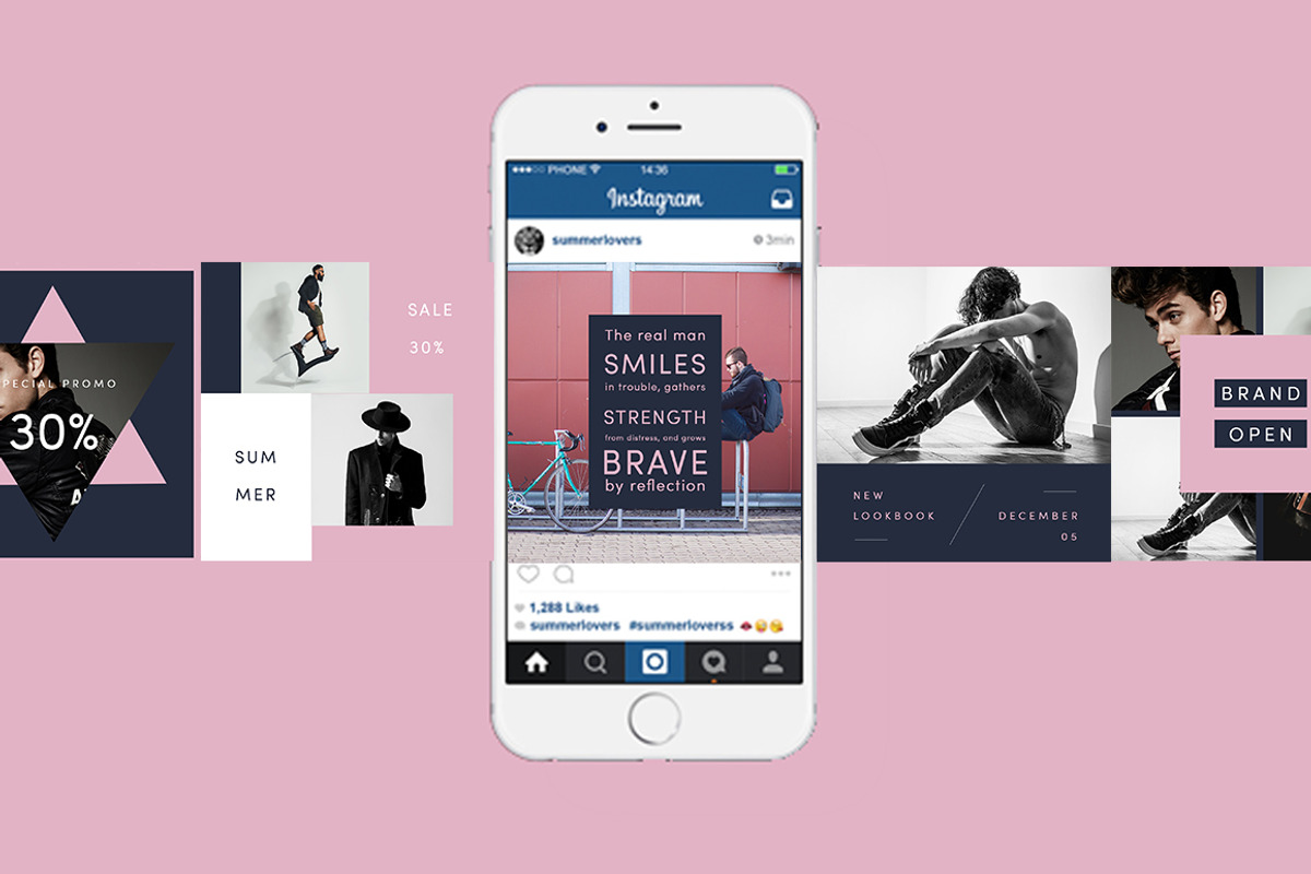 Menly Social Media Pack, a Templates & Theme by RedRiver Studio (Photo 9 of 10)
