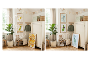 Set Of 3 Frame Mockups Nursery Room, a Mockup by First Impression Mockups (Thumbnail 3 of 4)
