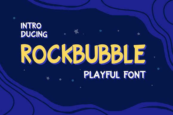 Rockbubble Sans Serif Font preview 7