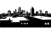 City Skyline Silhouette Bundle, an Object Graphic by Creativeshirt (Thumbnail 12 of 20)