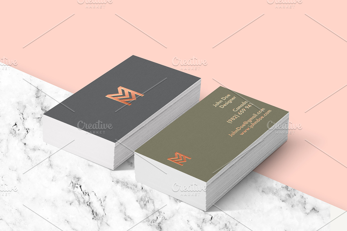Business Cards Mockup Vol 3, a Print Template by GraphicDash (Photo 4 of 5)