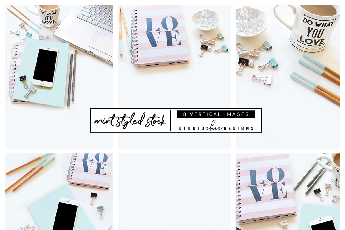 Styled Desktop Stock Photo Bundle, an iPhone Mockup by Studio Chic Designs (Photo 3 of 4)