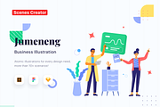 Jumeneng - Business Scenes Creator, a Templates & Theme by Graphicdunk (Thumbnail 1 of 6)