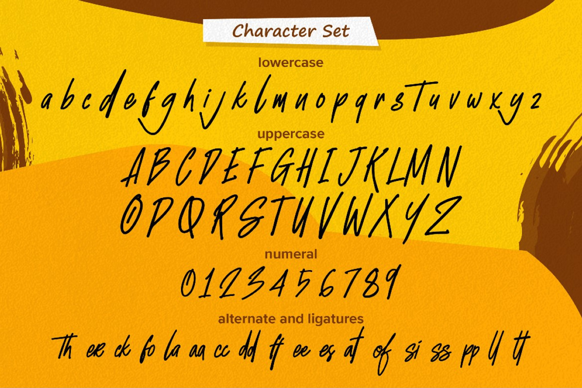 Unofficial - Brush script font, a Script Font by Gassstype (Photo 6 of 8)
