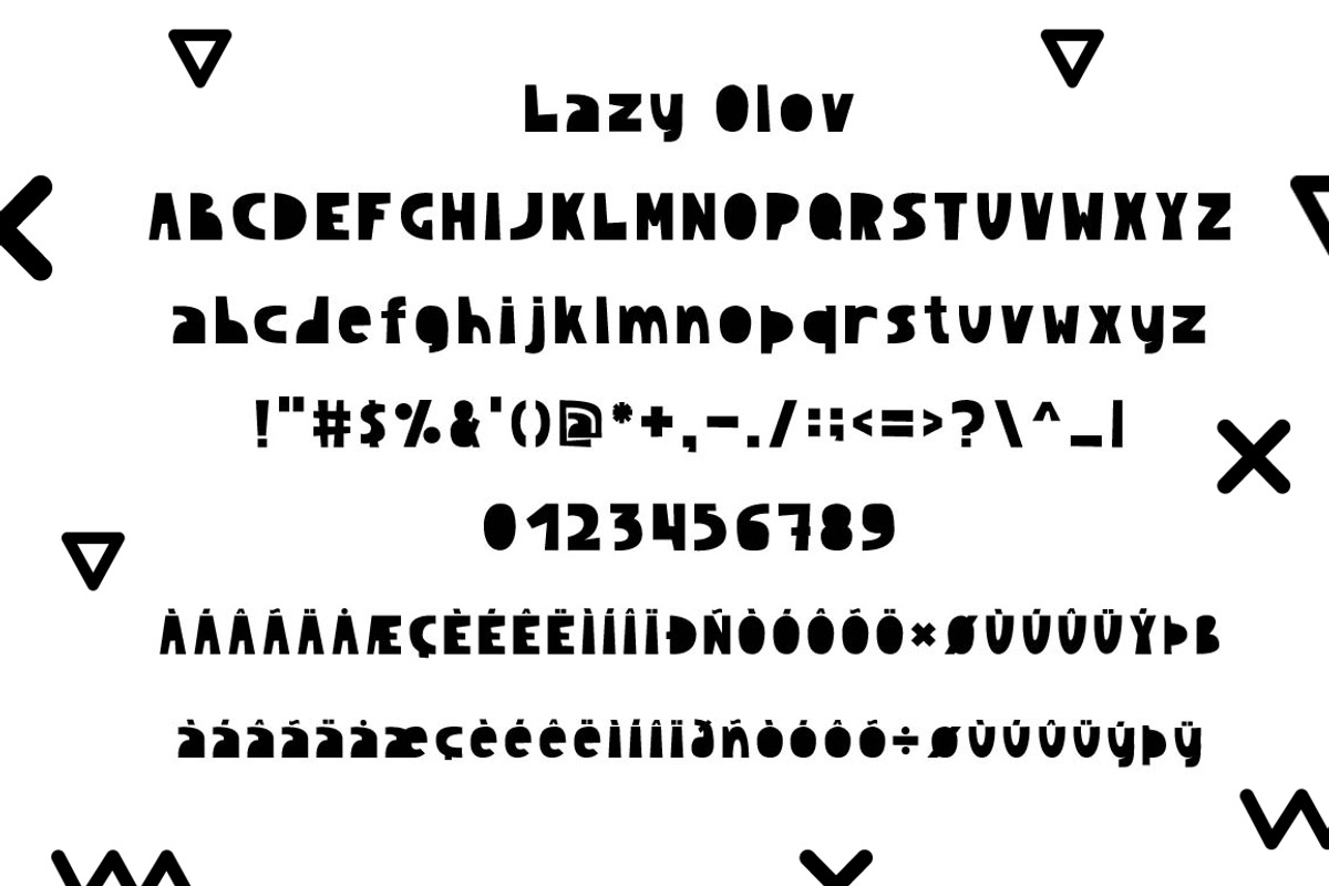Lazy Olov - Scandinavian Color Font, a Script Font by JuliyArt (Photo 14 of 18)