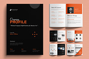 New Black And White Company Profile, a Brochure Template by MightyDesign (Thumbnail 1 of 6)