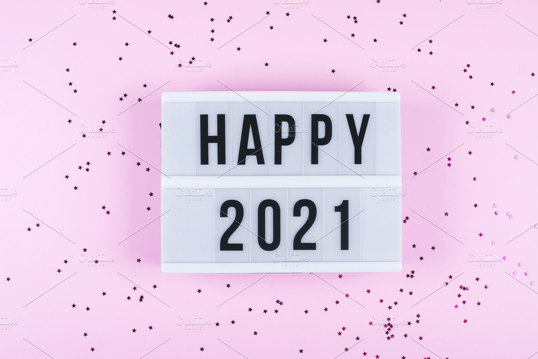 Happy new year 2021 celebration containing 2021, new year, and holiday, a Holiday Photo by Anikona