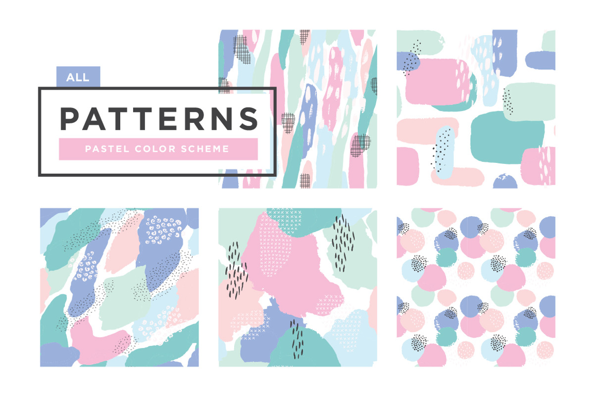 Abstract Seamless Patterns, a Pattern Graphic by Anugraha Design (Photo 3 of 7)