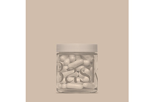 Vitamin Jar Mockup No. 2