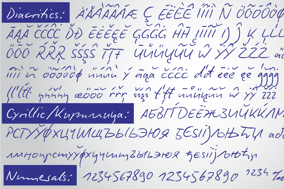 Biró Script Plus, a Handwritten Font by ingoFonts (Photo 8 of 13)