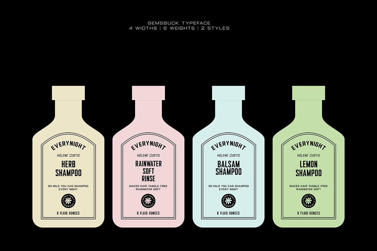 Gemsbuck Modern Vintage Font Family, a Sans Serif Font by Andika Fez (Photo 10 of 13)