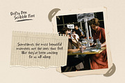Drifty Pen – Scribble Handdrawn Font, a Handwritten Font by Youthlabs Studio (Thumbnail 9 of 12)