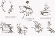 vintage clipart victorian sketch set, a Decorative Illustration by Patishop Art (Thumbnail 7 of 10)