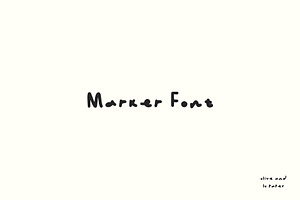 Marker Font