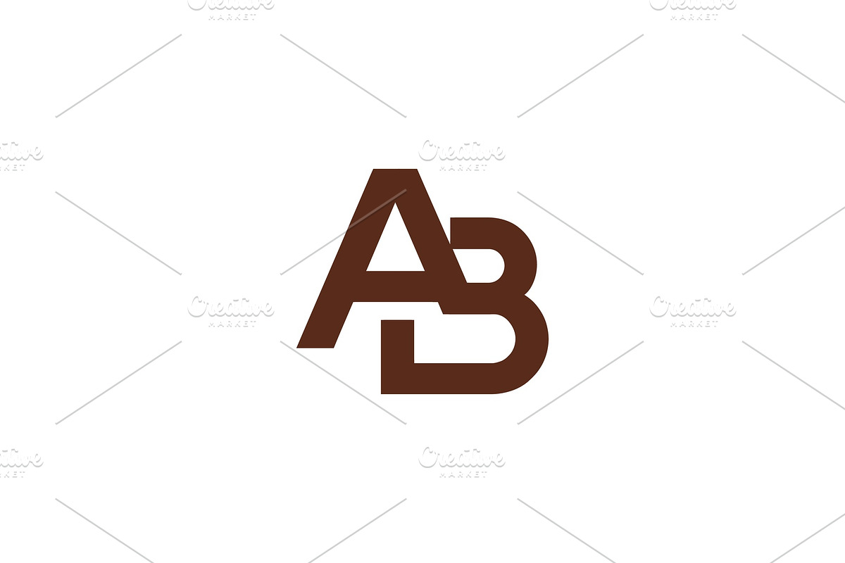 AB Monogram Logo Design. BA, a Branding & Logo Template by Vectorium Studio (Photo 2 of 2)