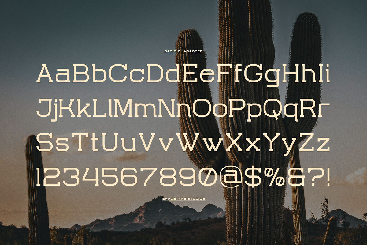 Rantona | Western Slab Serif, a Slab Serif Font by gracetype_studio (Photo 10 of 12)