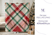 Christmas Sherpa Blanket Mockup, a Household Mockup by Mie Mockup Studio (Thumbnail 8 of 8)