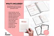 Printable Gratitude Journal BUNDLE, a Templates & Theme by Templatables (Thumbnail 3 of 10)