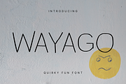 Wayago - Quirky Fun Fonts, a Handwritten Font by Konstantine Studio (Thumbnail 1 of 5)