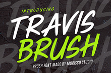Travis Brush Font
