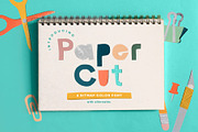 Paper Cut Handmade Font, a Sans Serif Font by Anugraha Design (Thumbnail 1 of 10)