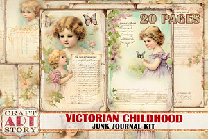 Victorian Children Journal Pages