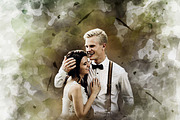 Couples Portrait From Photo, an Action Add-On by Photoshop Action (Thumbnail 6 of 12)