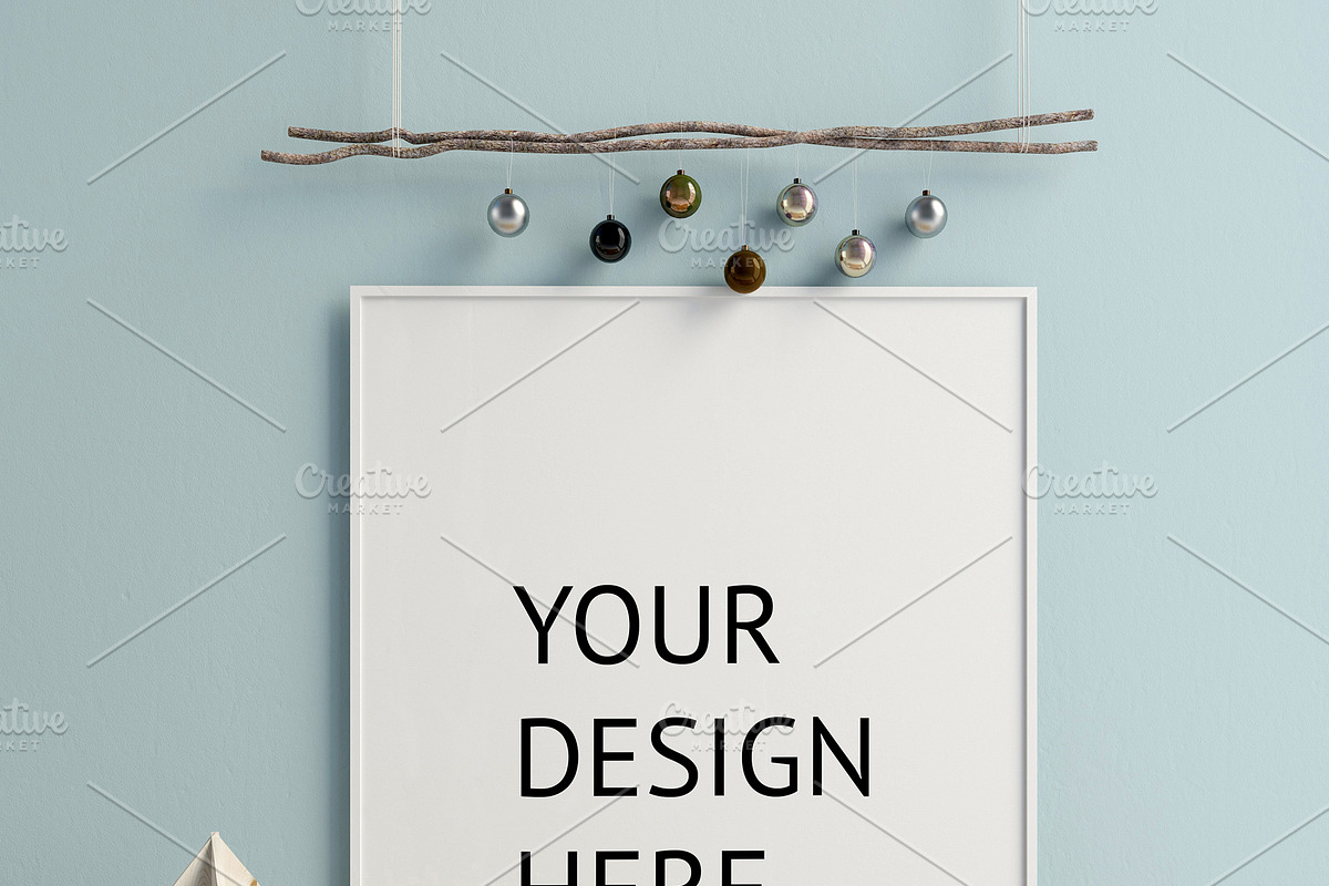 Modern Christmas interior., a Print Template by ChromiumHeart (Photo 2 of 21)