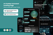 Clairo – Chatbot UI Design Template, a Landing Page Template by twinstd (Thumbnail 1 of 5)