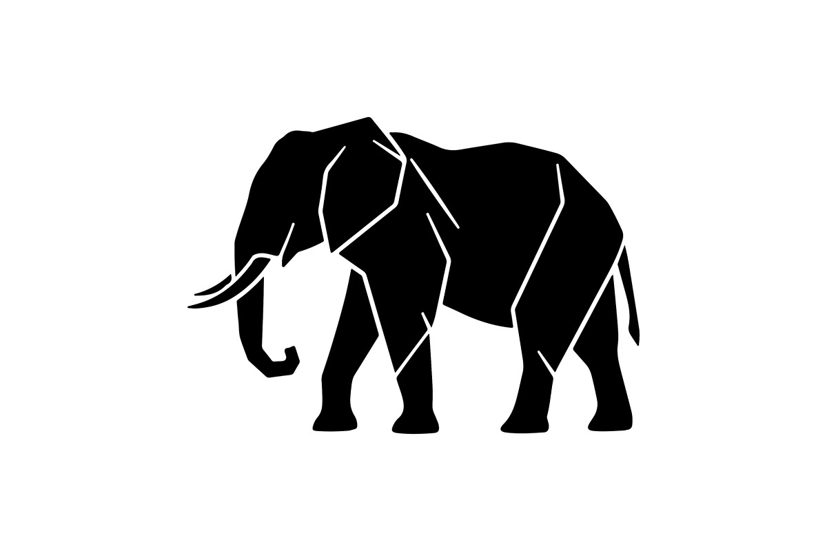 Elephant Vector Elements Bundle, an Animal Illustration by balal (Photo 11 of 18)