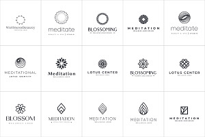 Wellness Logo Beauty Spa Logo Bundle