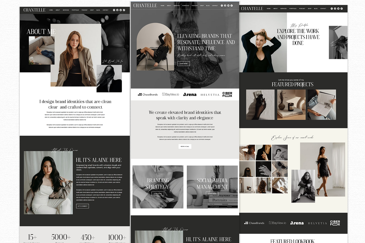 Premium Life Coach Wix Template, a Wix Template by AdvertFox (Photo 4 of 10)