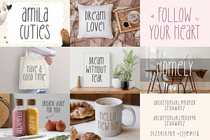 Unique And Fun Display Font Bundle