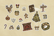 Classic Christmas Essentials Vector, an Illustration by MEANDSTUDIO (Thumbnail 8 of 8)