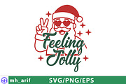 Christmas Feeling Jolly SVG PNG Desi, a Graphic by mh_arif (Thumbnail 3 of 4)