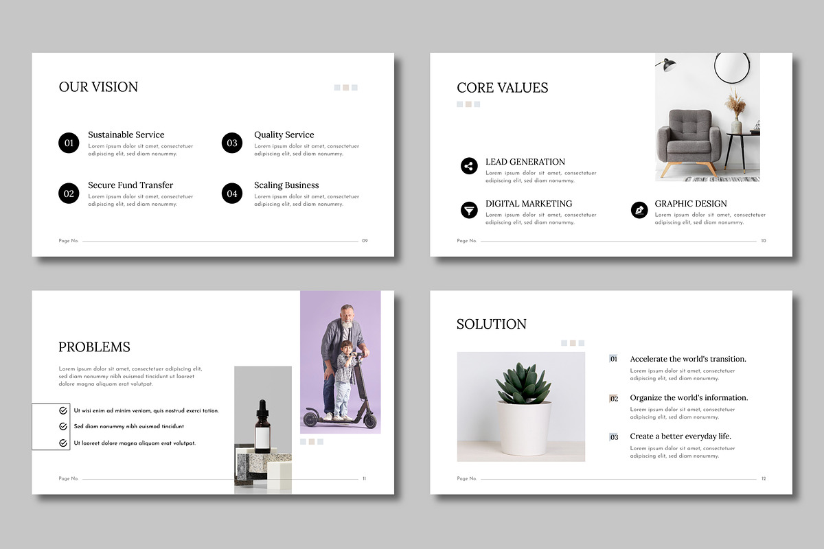Business Plan Presentation Template, a Presentation Template by Mighty-Slide (Photo 4 of 6)